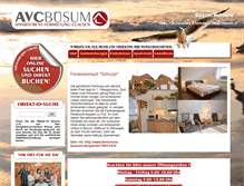 Tablet Screenshot of buesum-tourismus-center.de